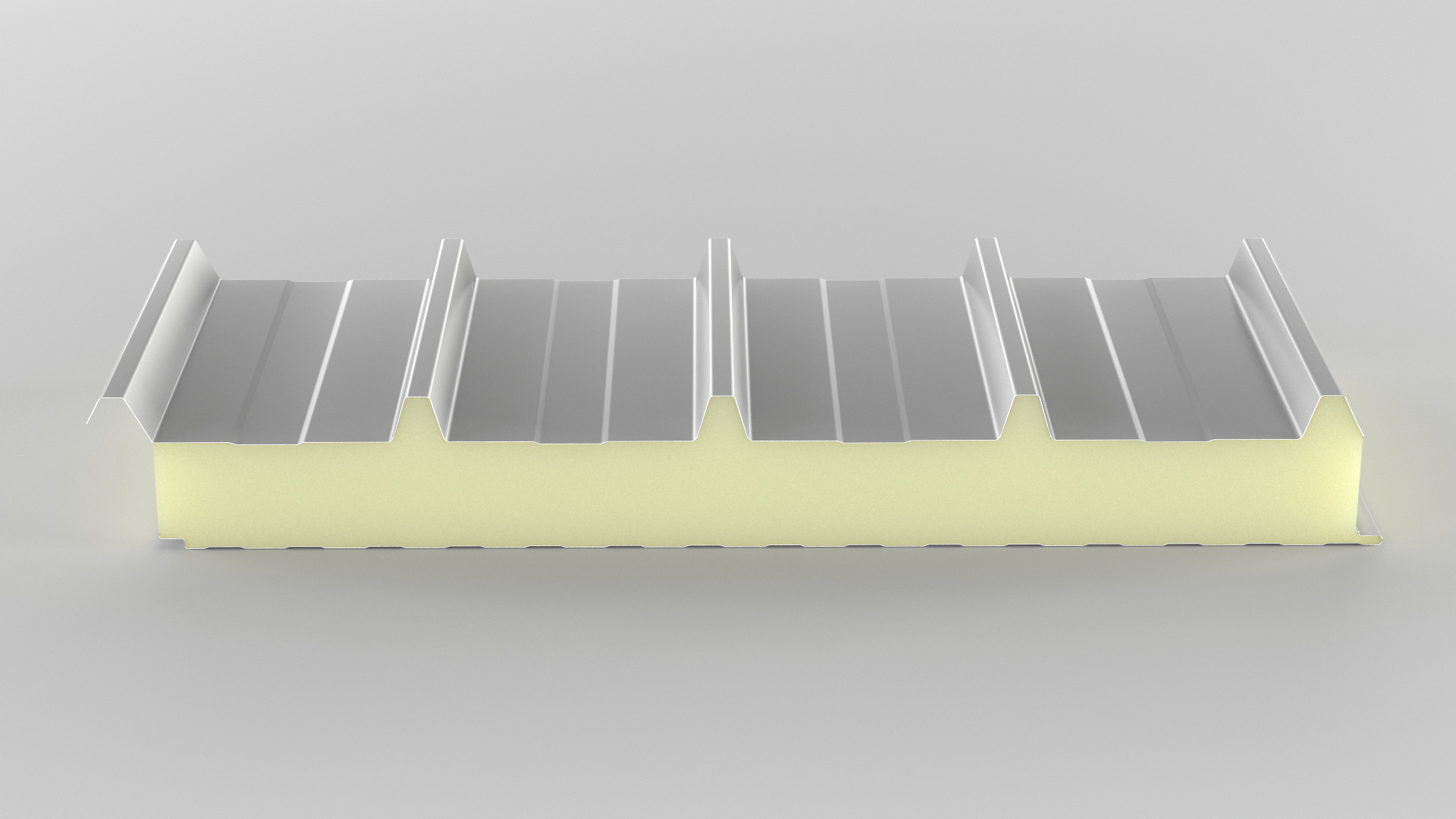 PANEL KROVNI 40mm RAL9002 poliuretan 13.5m  0.4/0.4